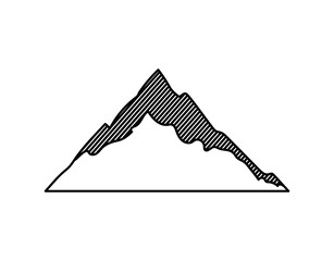 cute mountain illustration