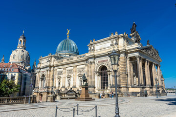 DRESDEN, GERMANY, 23 JULY 2020: Art museum of Dresden