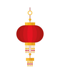 red chinese lamp