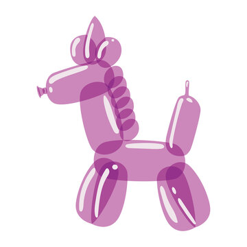 Purple Unicorn Balloon