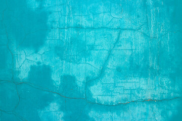 blue turquoise paint on a wall