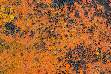 Rusty texture, grunge rusted metal background, rusty material pattern