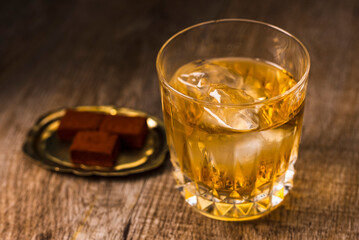 ウイスキーのロック