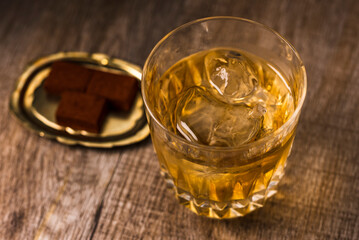 ウイスキーのロック