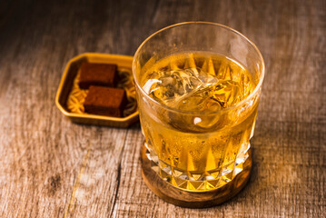 ウイスキーのロック