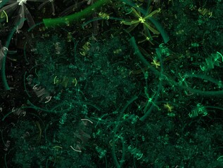 Imaginatory fractal background generated Image