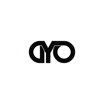 dyo letter original monogram logo design
