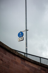 Signage in the street of Germany