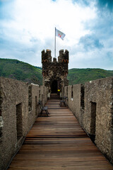 Castle tower hall in Germany.