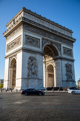Fototapeta na wymiar Arch of Triumph, París, France.