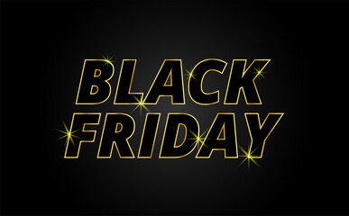 Text Effect Black Friday on background, vector design.
