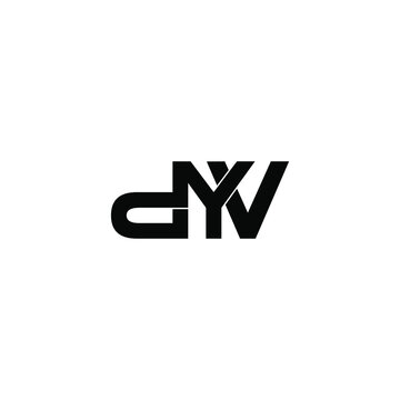 dyv letter original monogram logo design