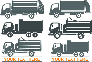 Junk Truck Clipart, Junk Truck vector, Junk Truck icon, Junk Truck Symbol, Junk Vector, Junk Truck Sign Symbol Cion Vector Illustration