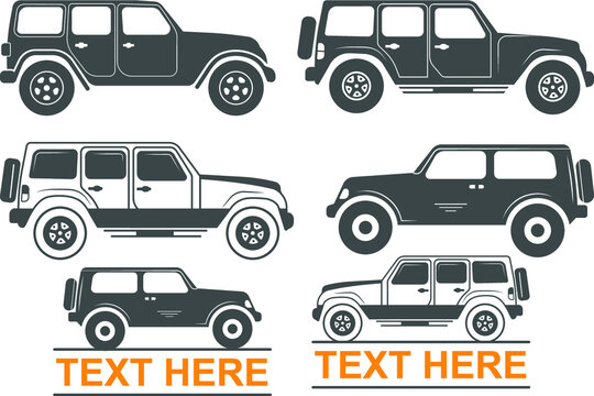 Rubicon Stencil, Jeep Wrangler Silhouette, Jeep Clipart vector