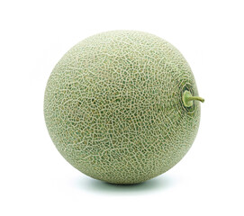 Cantaloupe melon isolated on white background