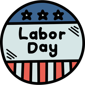 labor day badge