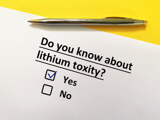 Questionnaire about health problems