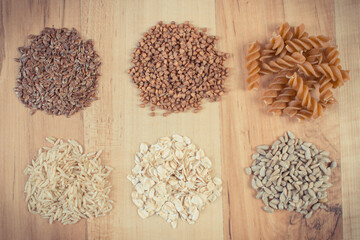 Natural ingredients as source magnesium, other minerals and dietary fiber. Healthy nutrition