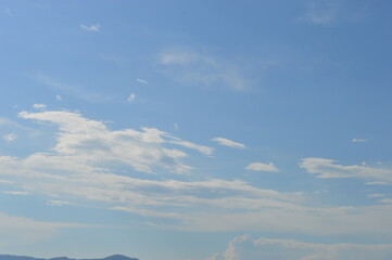 Sky and clouds. Sky and clouds tropical panorama. Sky clear beauty atmosphere summer day. Original image 	
