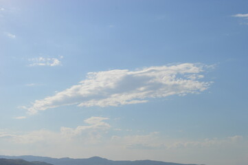 Obraz premium Sky and clouds. Sky and clouds tropical panorama. Sky clear beauty atmosphere summer day. Original image 