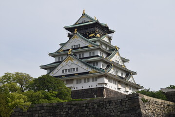 Fototapeta premium 大阪城天守閣