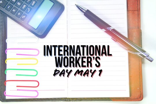 Happy Labor Day concept every year on May 1st