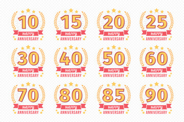 Anniversary Emblems