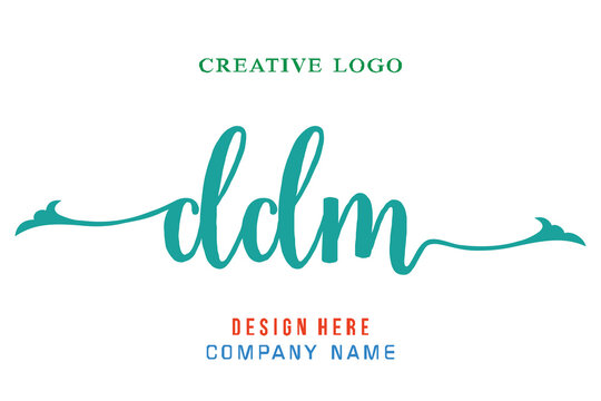DDM lettering logo is simple, easy to understand and authoritative