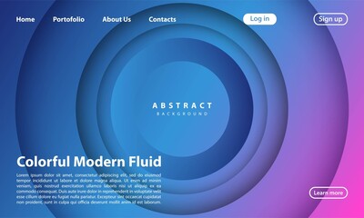 Landing Page. Abstract background website. Template for websites, or apps. Modern design. Abstract vector style design