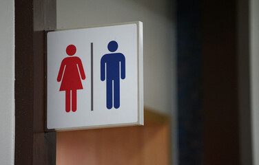 sign in the toilet