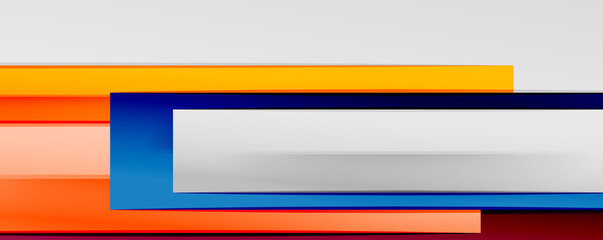 Multicolored lines background. Design template for business or technology presentations, internet posters or web brochure covers