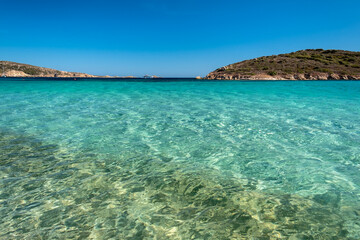 Fototapeta na wymiar Turredda beach, Sardinia, in a summer day