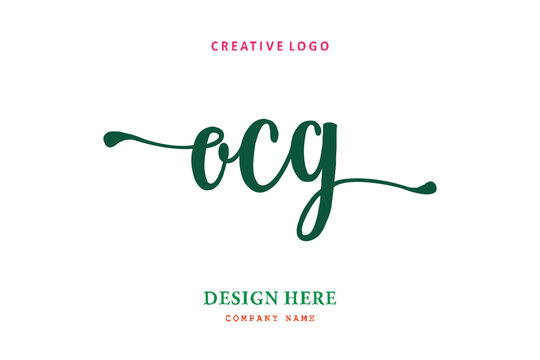 OCG lettering logo is simple, easy to understand and authoritative