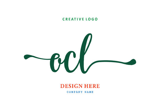 OCL lettering logo is simple, easy to understand and authoritative