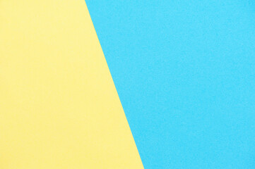 Yellow and blue paper background