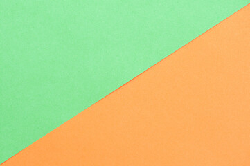 Green and orange paper background