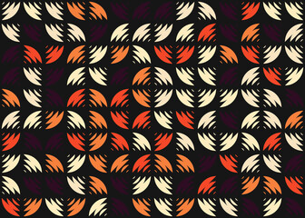 Abstract Geometric Pattern generative computational art illustration