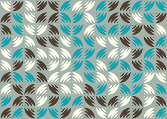 Abstract Geometric Pattern generative computational art illustration