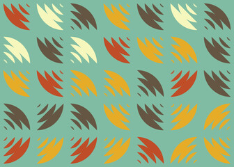 Fototapeta premium Abstract Geometric Pattern generative computational art illustration