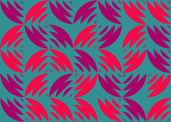 Abstract Geometric Pattern generative computational art illustration