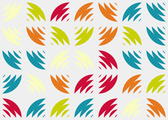 Abstract Geometric Pattern generative computational art illustration