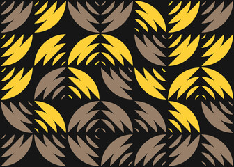 Abstract Geometric Pattern generative computational art illustration