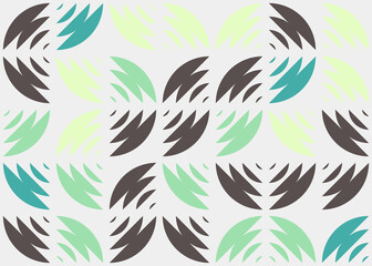 Abstract Geometric Pattern generative computational art illustration