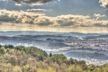 Veliko Tarnovo Panoramic View, HDR Image