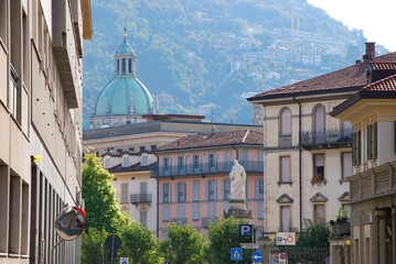 La città di Como in Lombardia, Italia.
