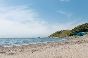 Obraz premium 三浦半島（神奈川県三浦市） 和田長浜の風景