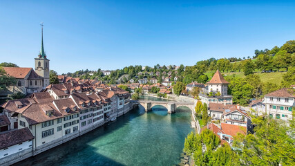 Fototapeta na wymiar The city of Bern in Switzerland