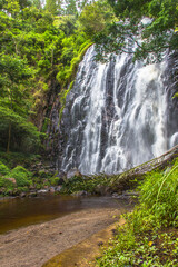 Waterfall in Samosir Island Sumatera