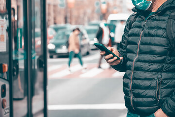 Concept of turism, life during coronavirus pandemic