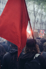 manifestation du premier mai, la journée du travail et des travailleurs, le labor day avec ses...